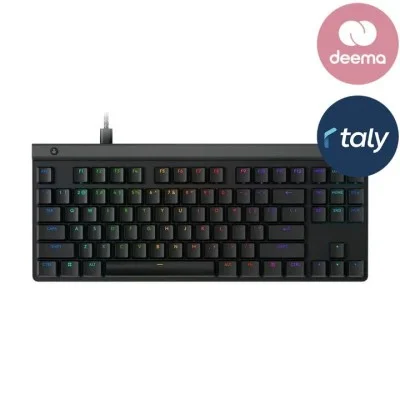 Logitech G515 TKL Wired Low Profile Gaming Keyboard (English/Arabic) - Black